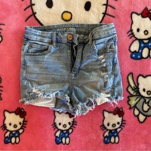 Womens shorts. blue jeans